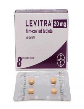 Buy Levitra 20mg Online – Vardenafil ED Treatment